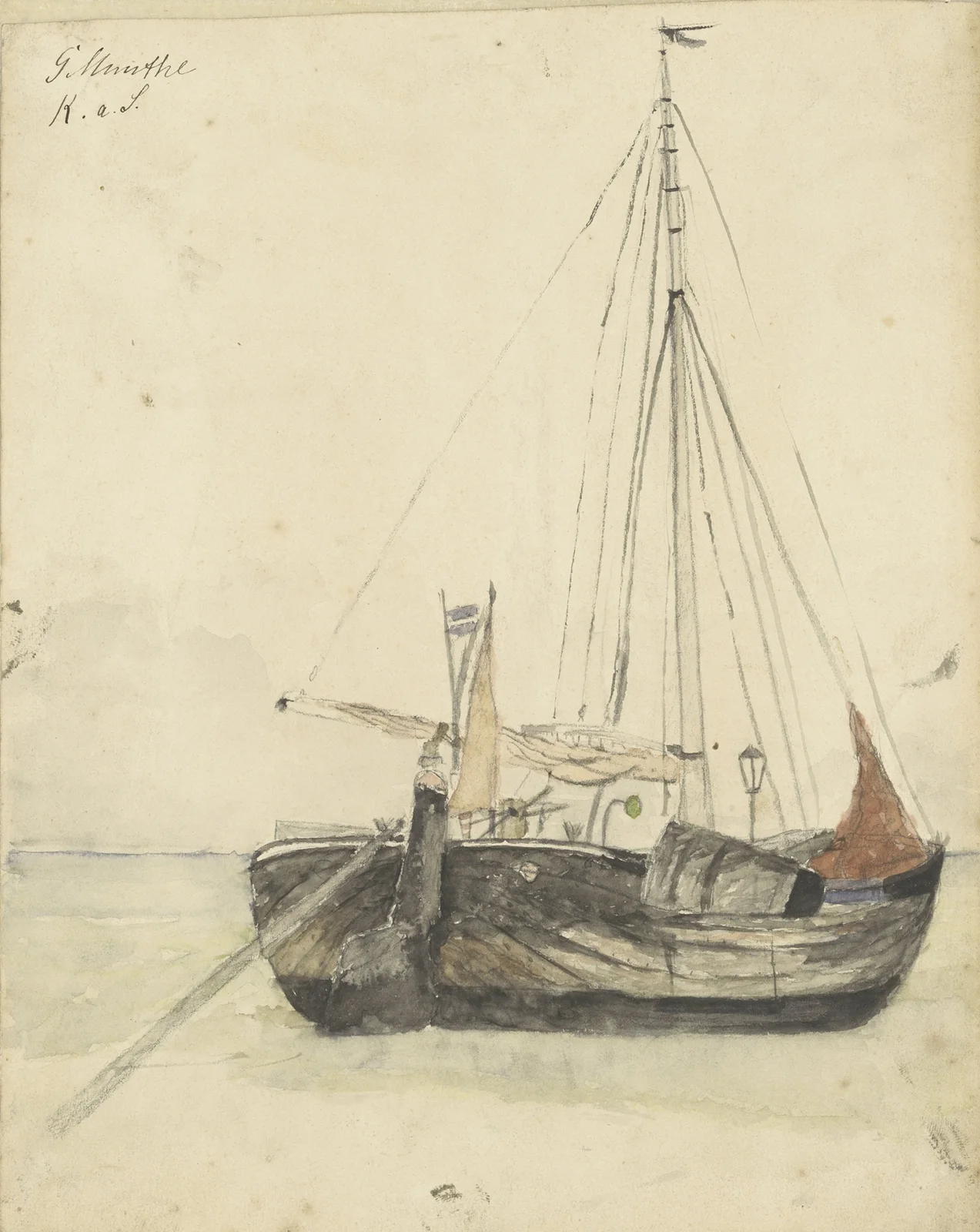Visserspink te Katwijk av Gerhard Munthe