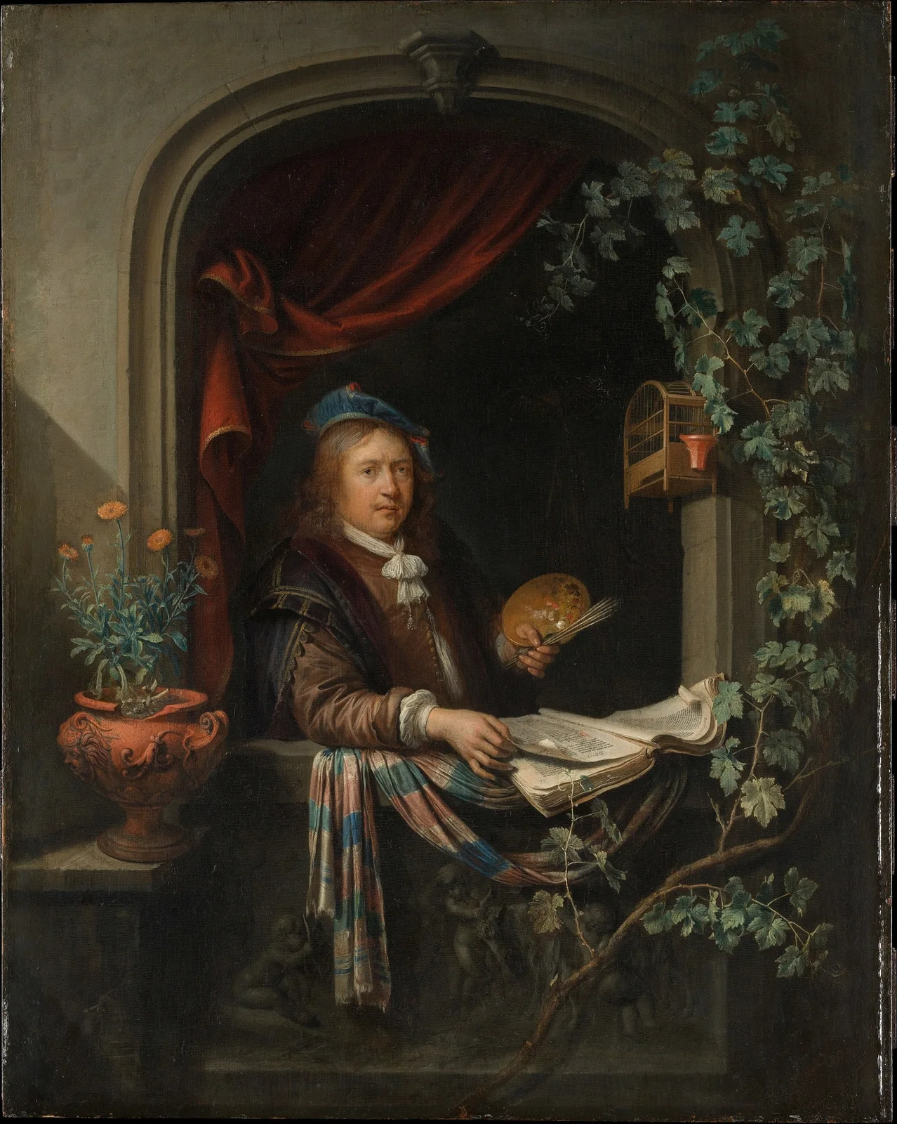 Self-Portrait av Gerrit Dou