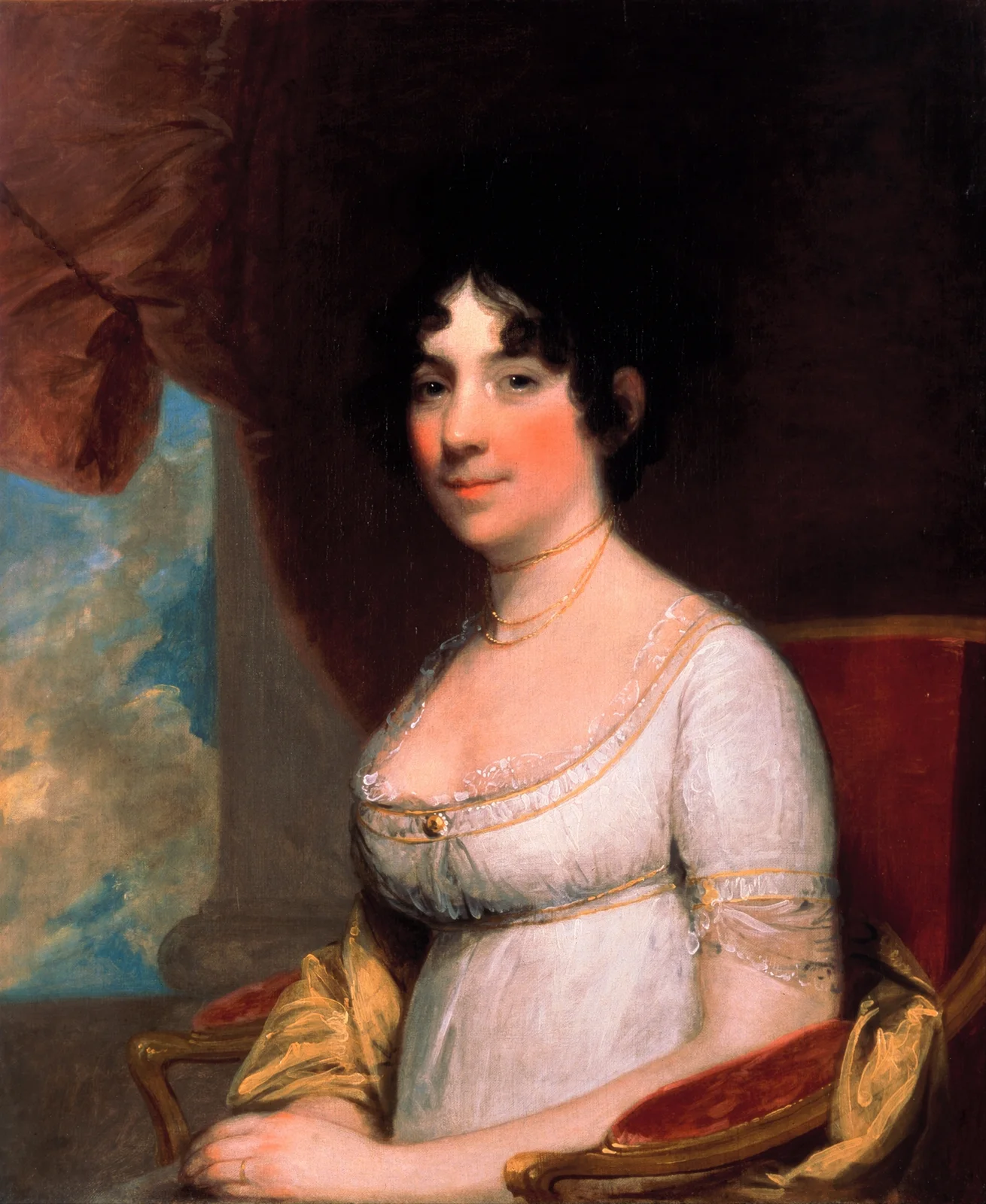 Dolley Payne Madison (Mrs. James Madison) av Gilbert Stuart