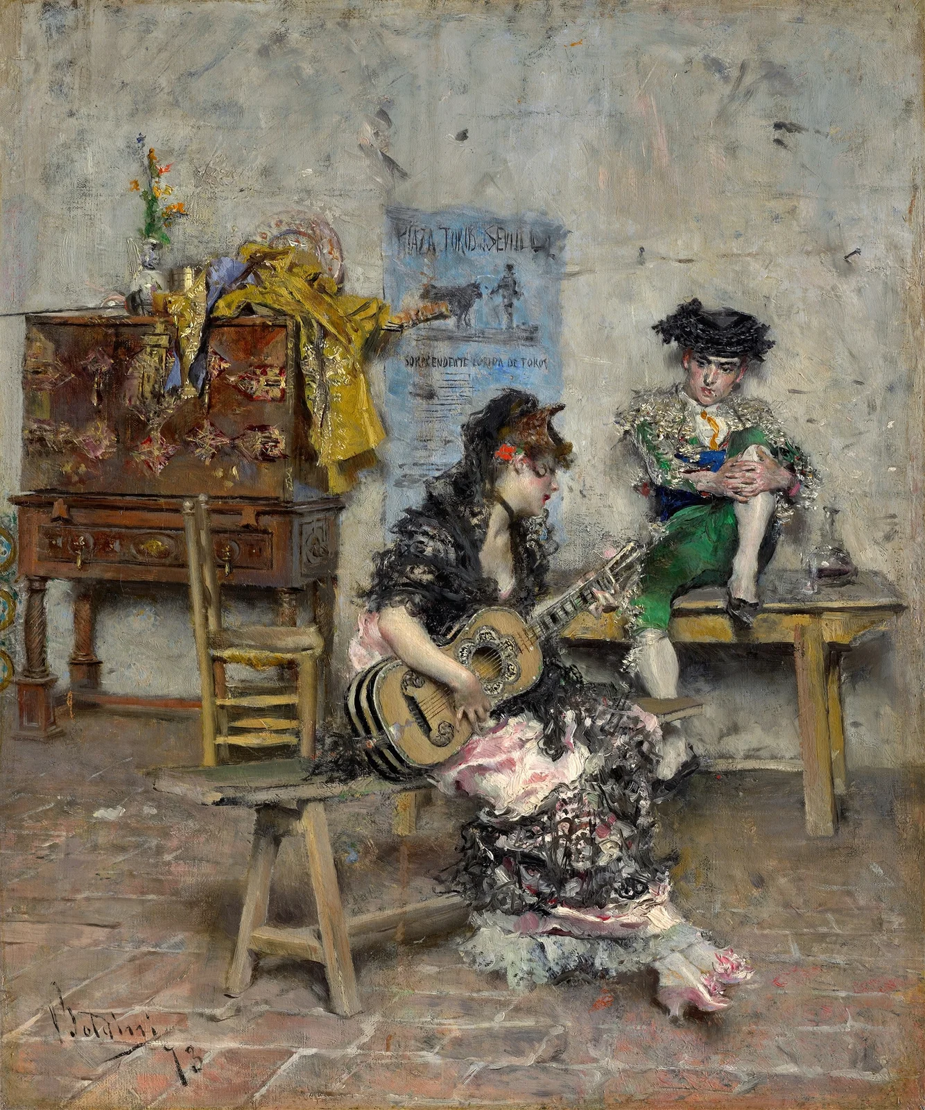 Guitar Player av Giovanni Boldini