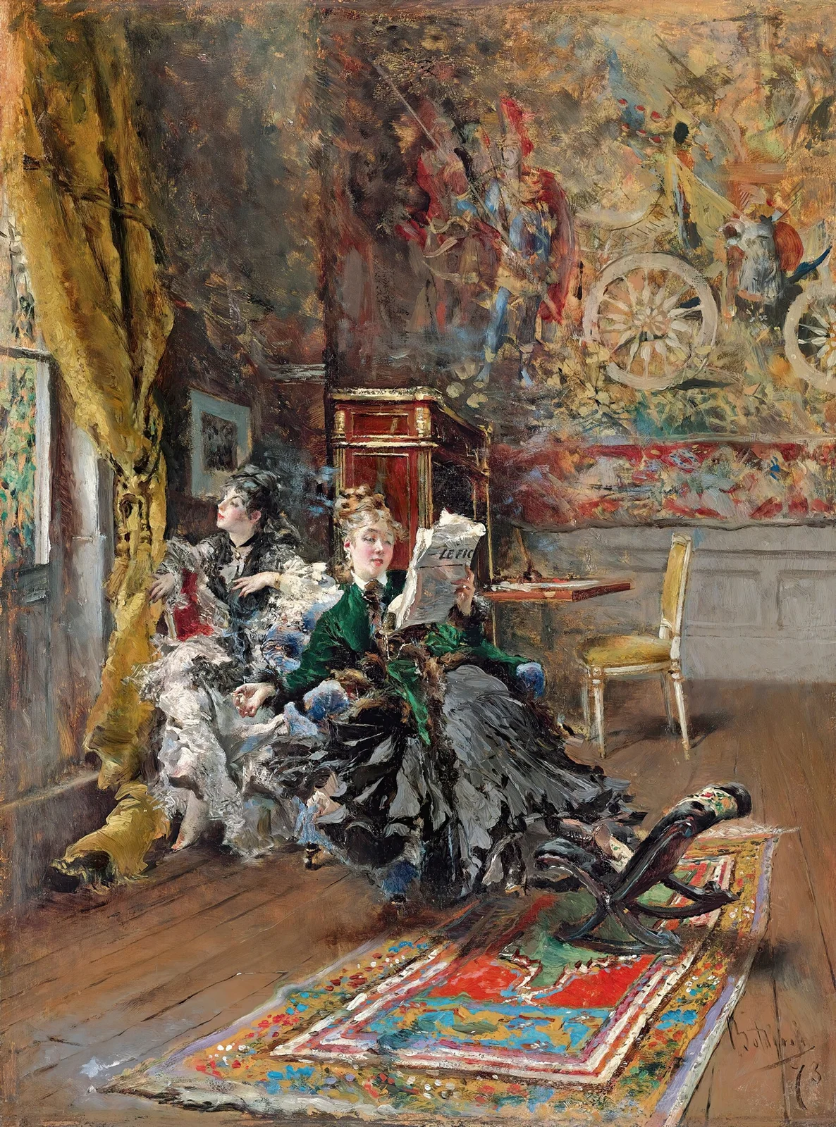 Les Parisiennes av Giovanni Boldini
