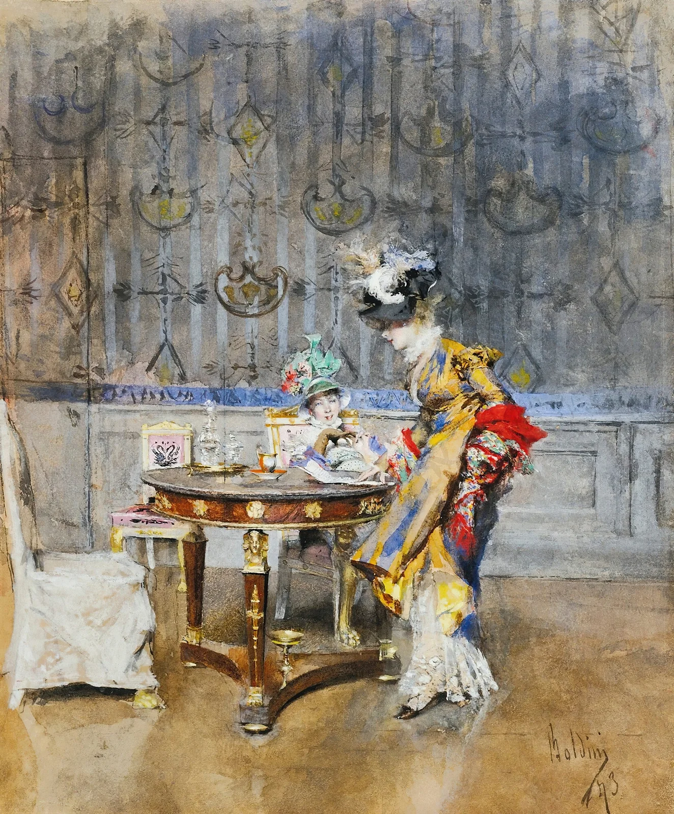 The Letter av Giovanni Boldini