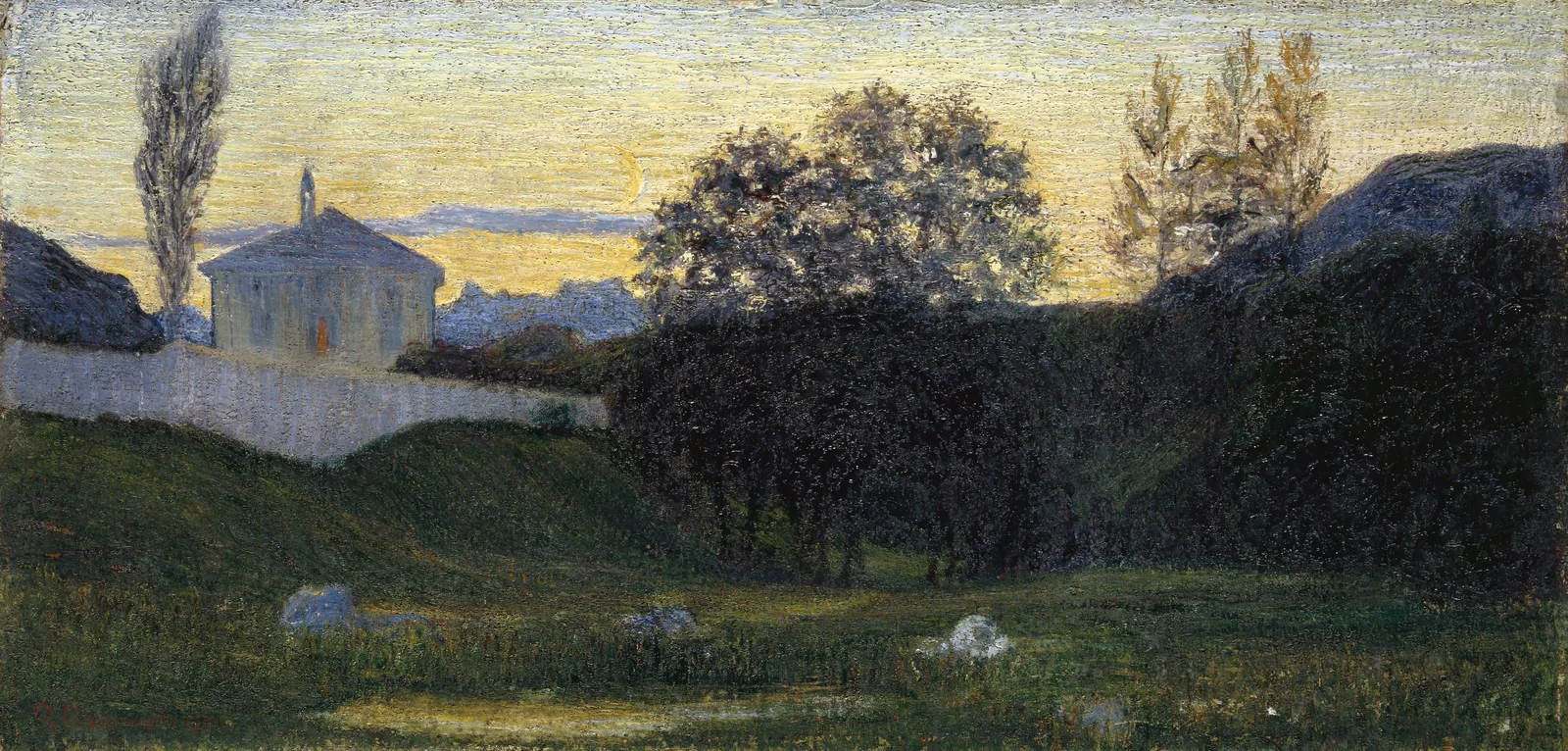 Dusk av Giovanni Giacometti