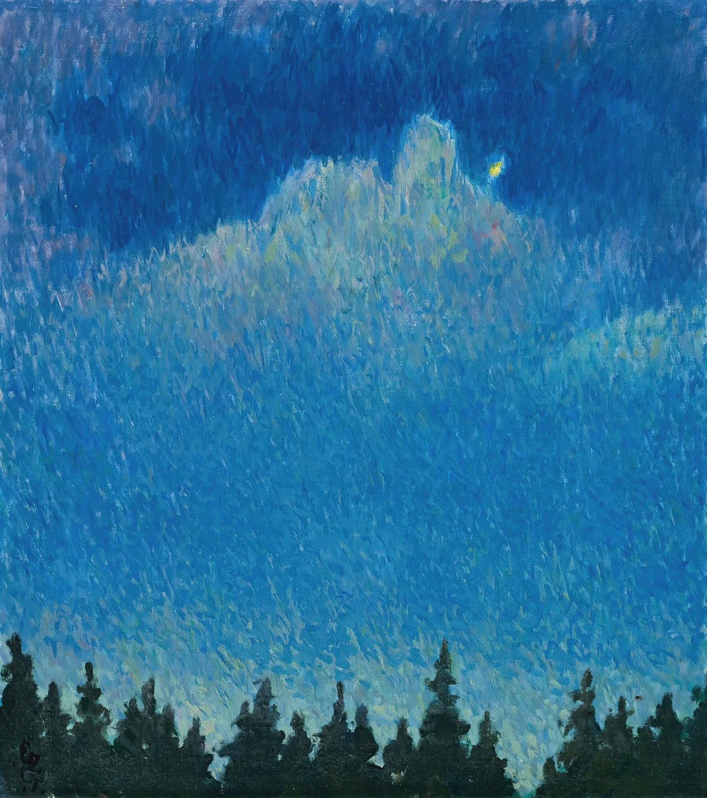 Mondschein av Giovanni Giacometti