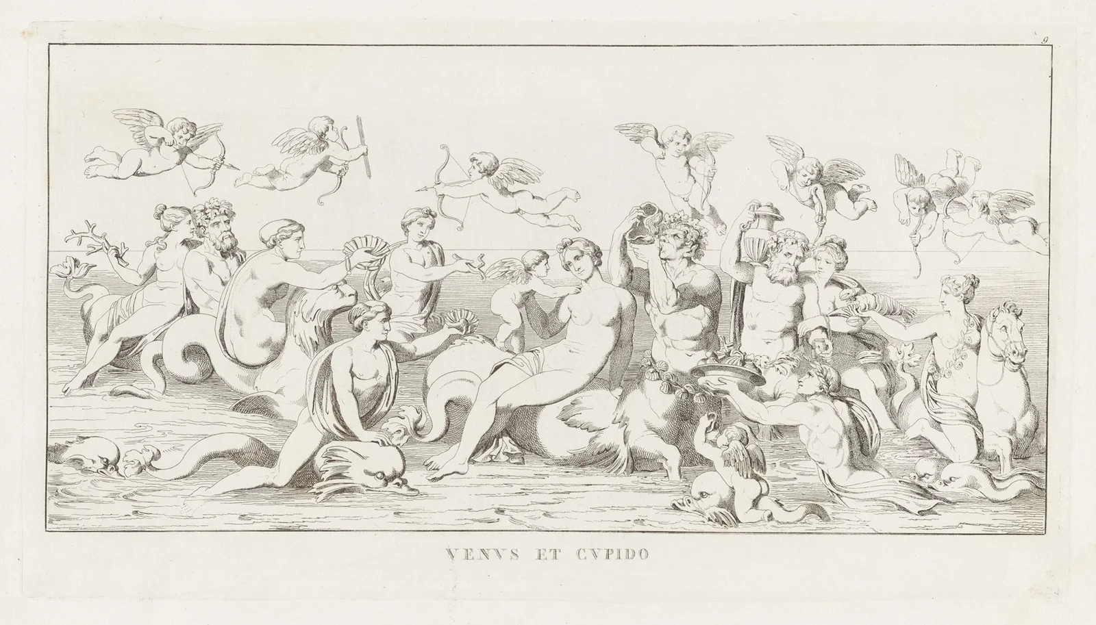Venus et Cupido av Giulio Romano