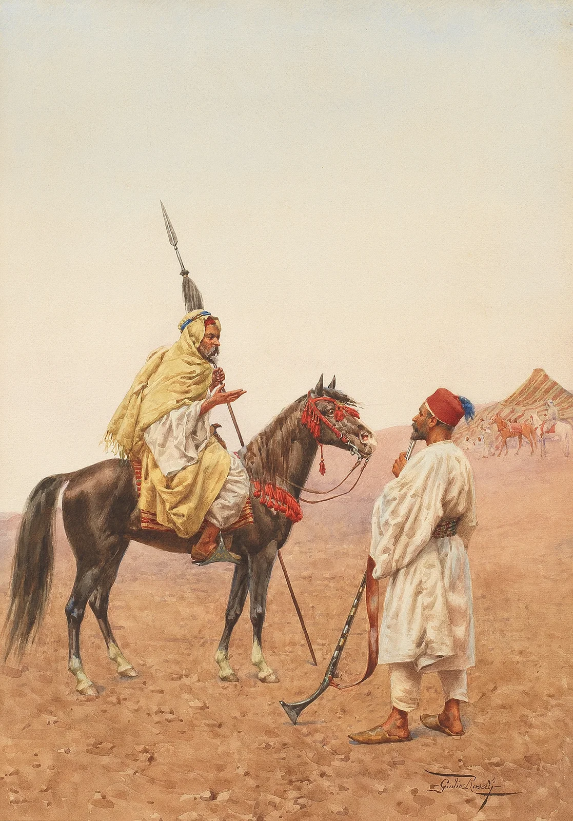 Asking the way av Giulio Rosati