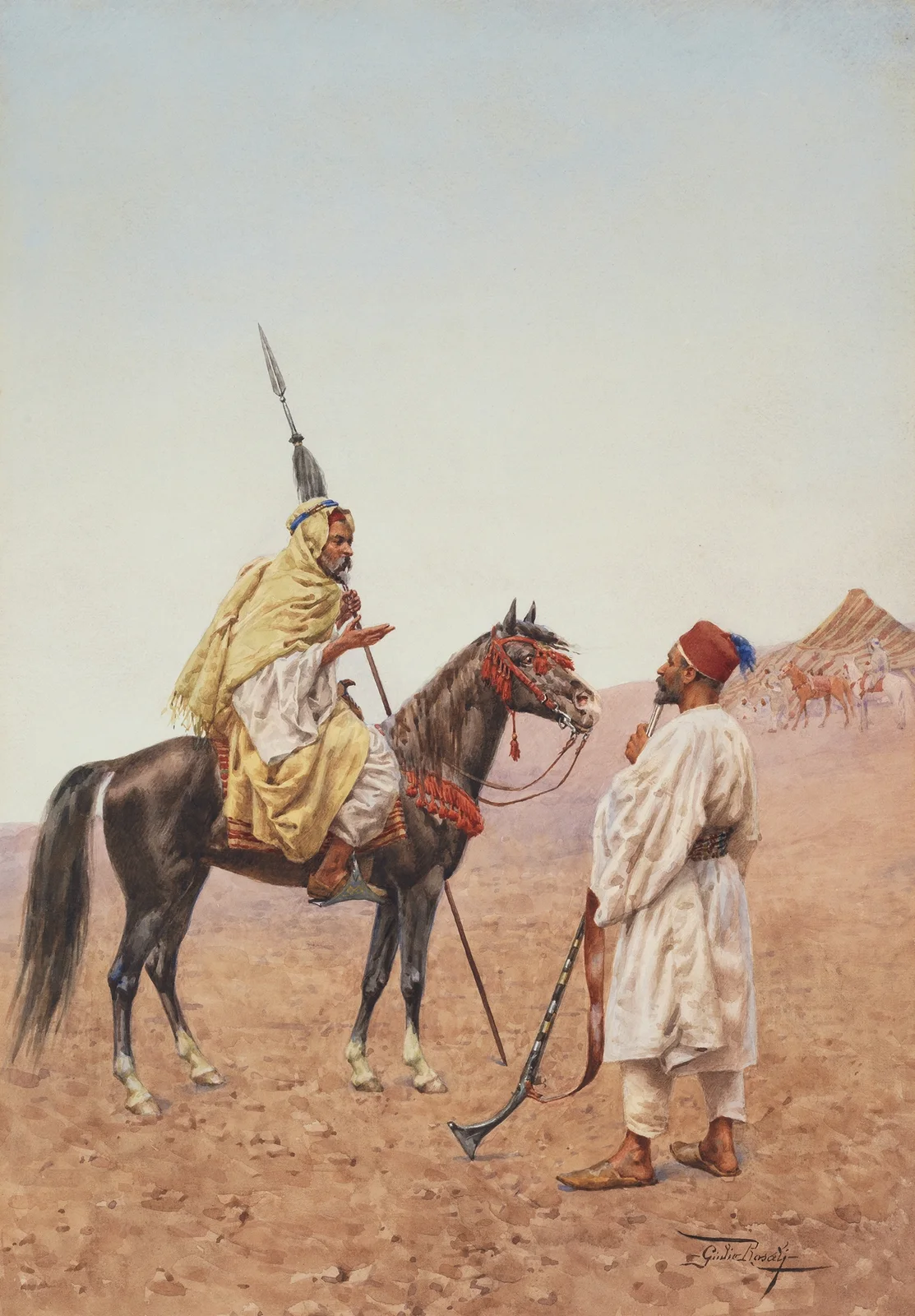 Asking the way av Giulio Rosati