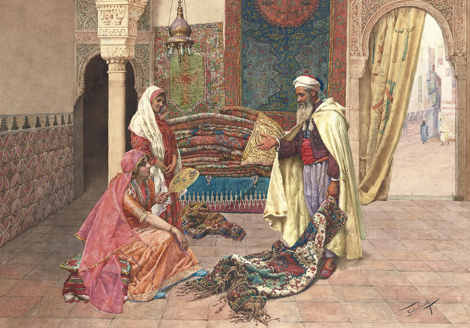 The Carpet Merchant – nr 1 av Giulio Rosati