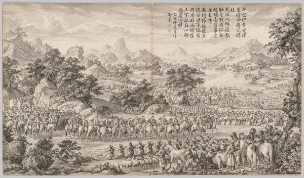 Receiving Surrender from the Eli av Giuseppe Castiglione