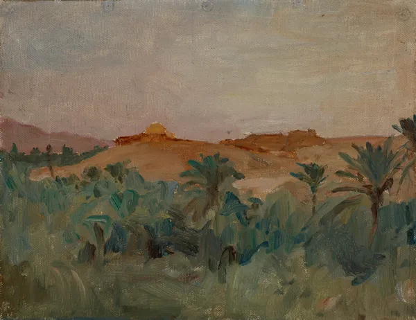 Biskra – The Sirocco (Palm Trees) av Jan Ciągliński