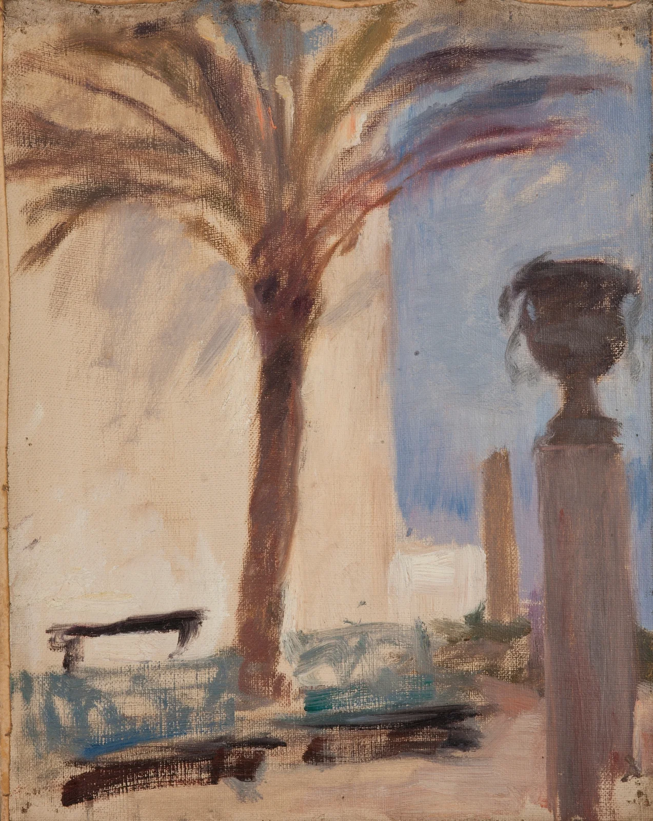 Taormina (Palms near the Hotel) av Jan Ciągliński