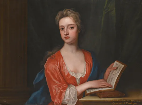 Portrait of Lady Elizabeth Bruce (D.1745) av Sir Godfrey Kneller