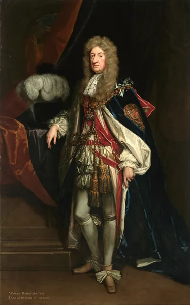 Portrait of William Russell, 1st Duke of Bedford (1616-1700) av Sir Godfrey Kneller