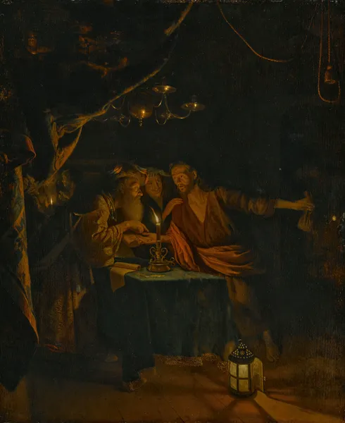 The betrayal of Judas av Godfried Schalcken