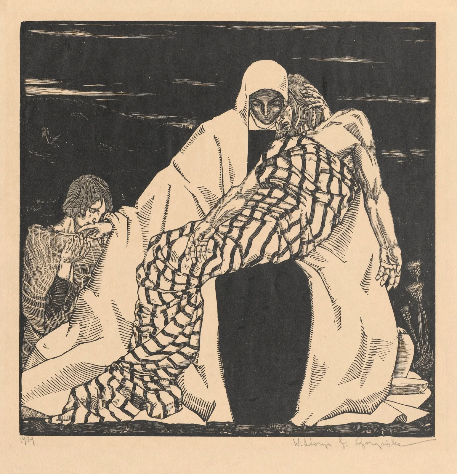 Pieta (Mater Dolorosa) av Wiktoria Goryńska