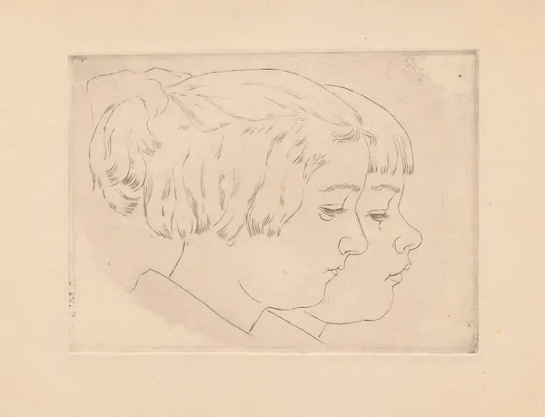Portret dwojga dzieci av Wiktoria Goryńska