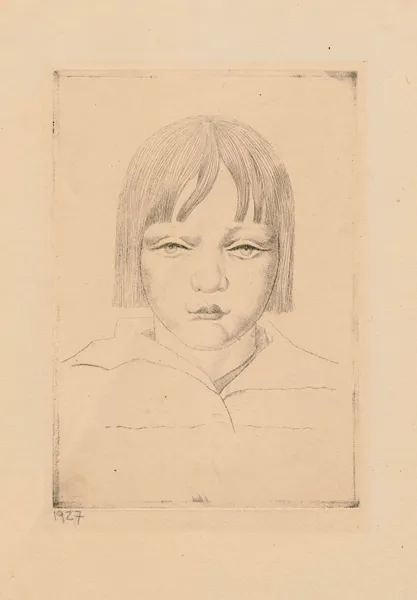 Portret dziewczynki av Wiktoria Goryńska