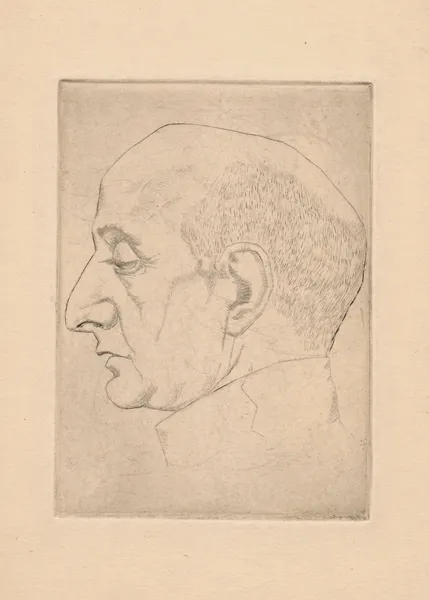 Portret mężczyzny, 1924 – nr 2 av Wiktoria Goryńska