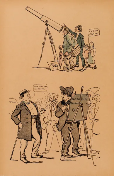C’est un canon ! ; Portraits express av Georges Goursat (Sem)