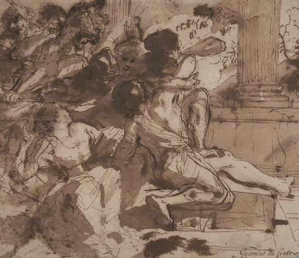Samson Captured by the Philistines av Guercino