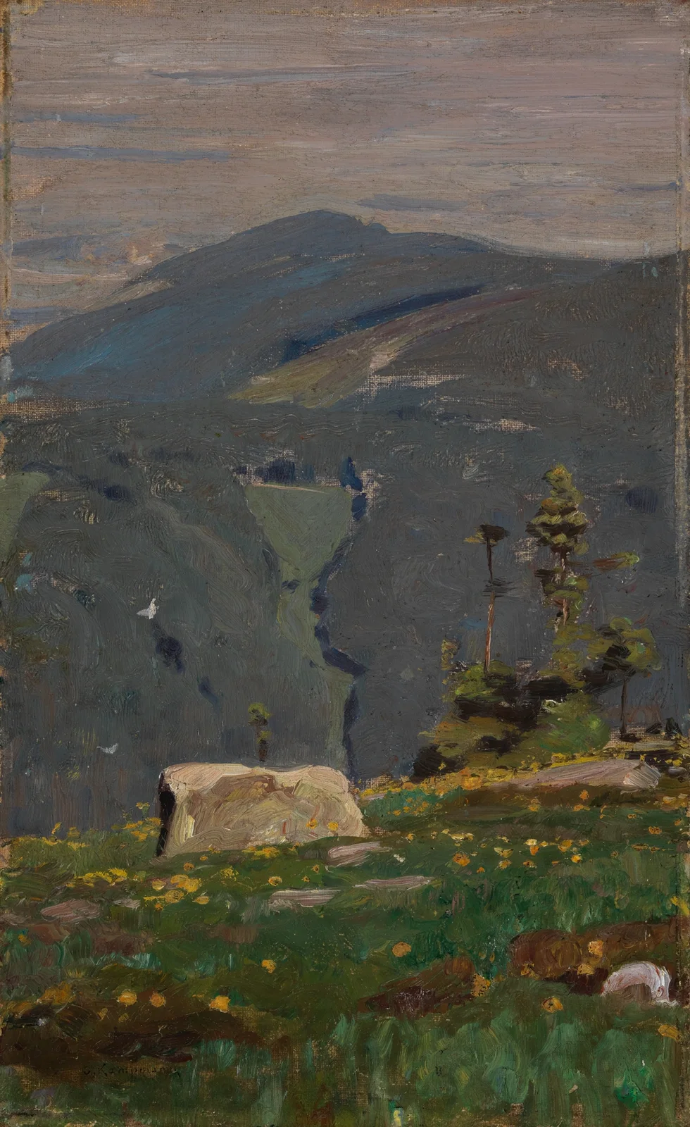 Blick von der Hornisgrinde av Gustav Kampmann