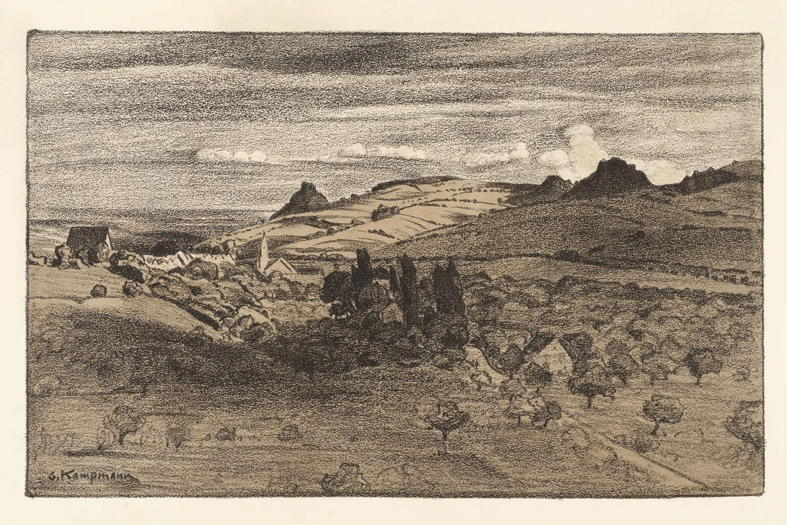 Im Hegau av Gustav Kampmann