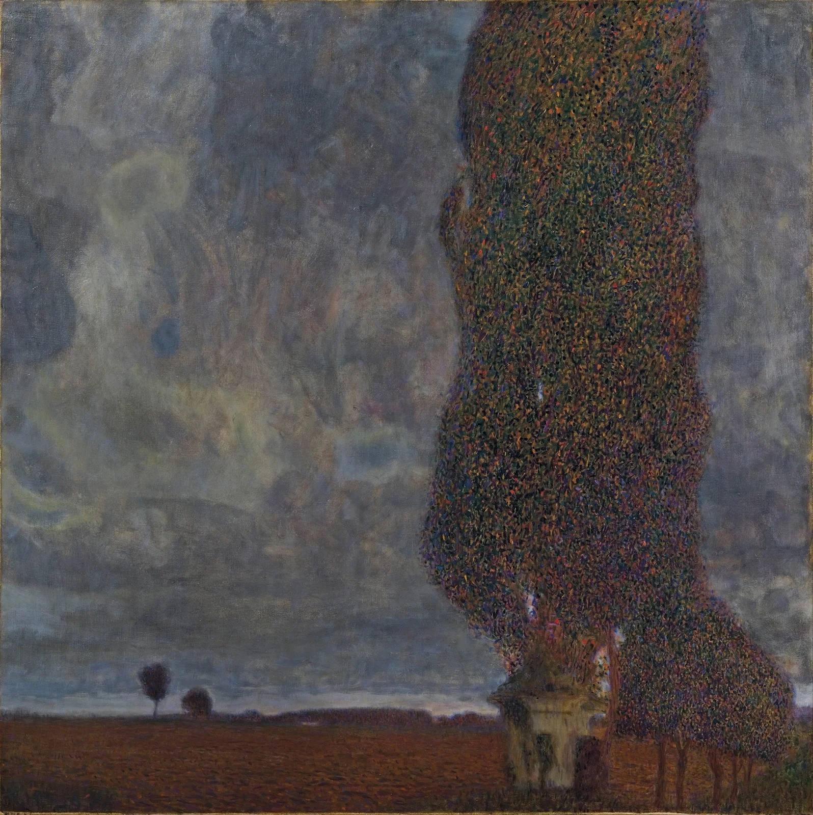 Approaching Thunderstorm (The Large Poplar II) av Gustav Klimt