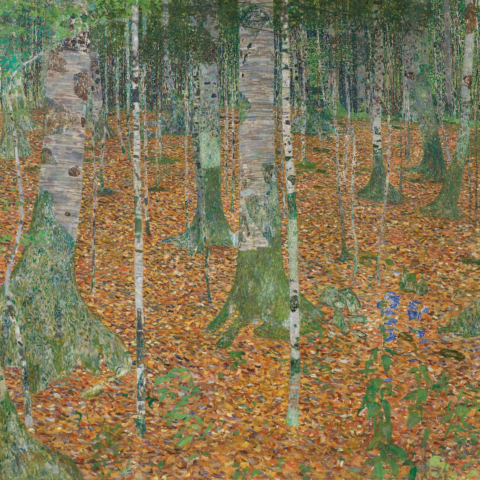 Birch Forest av Gustav Klimt