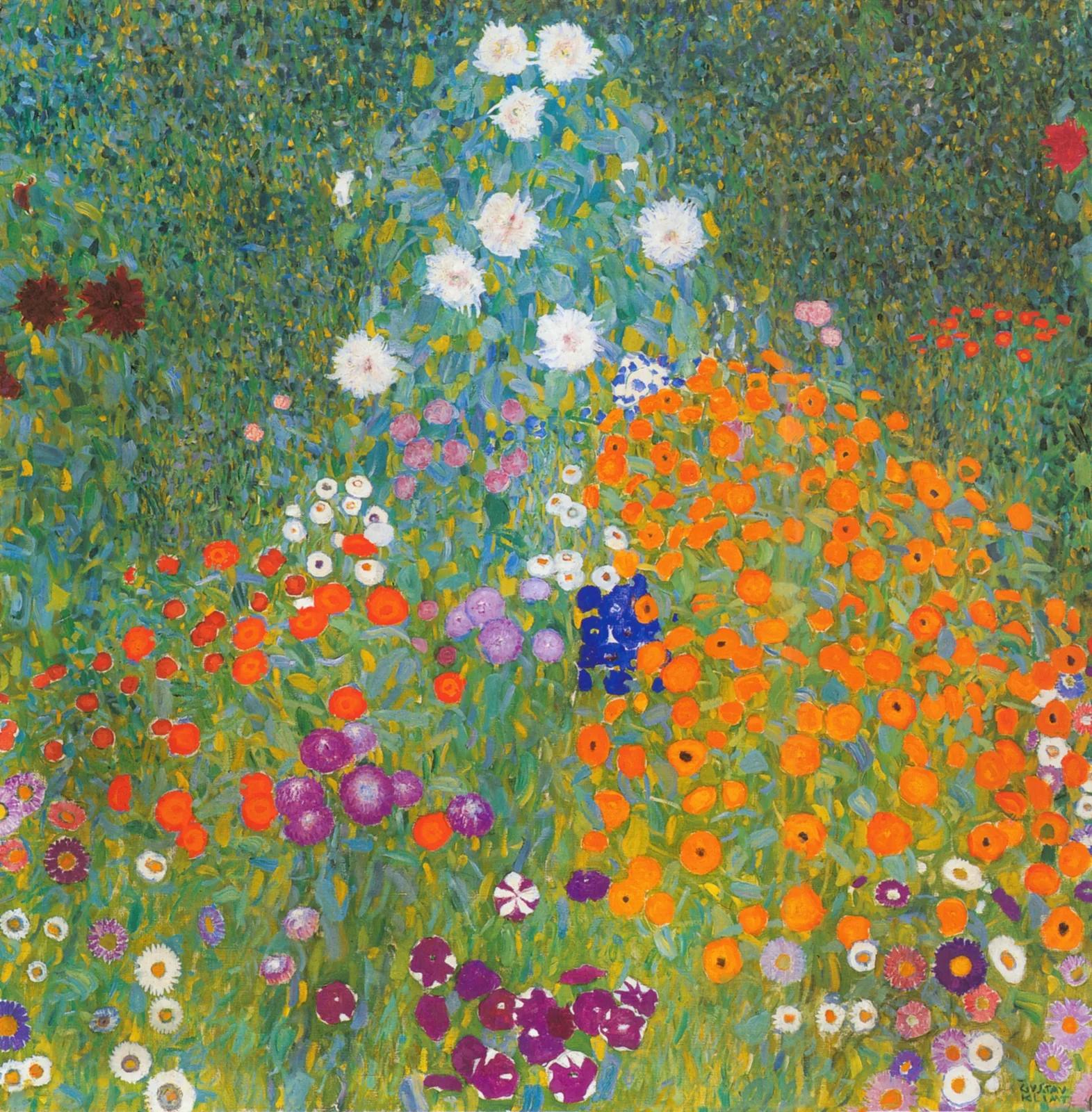Cottage Garden av Gustav Klimt