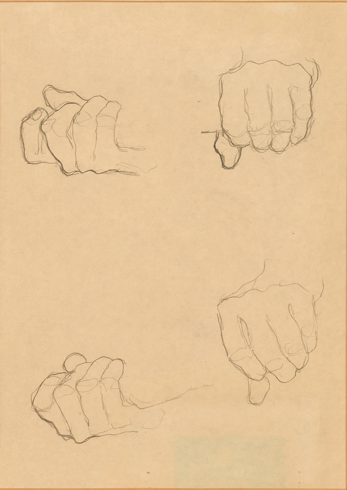 Hands av Gustav Klimt