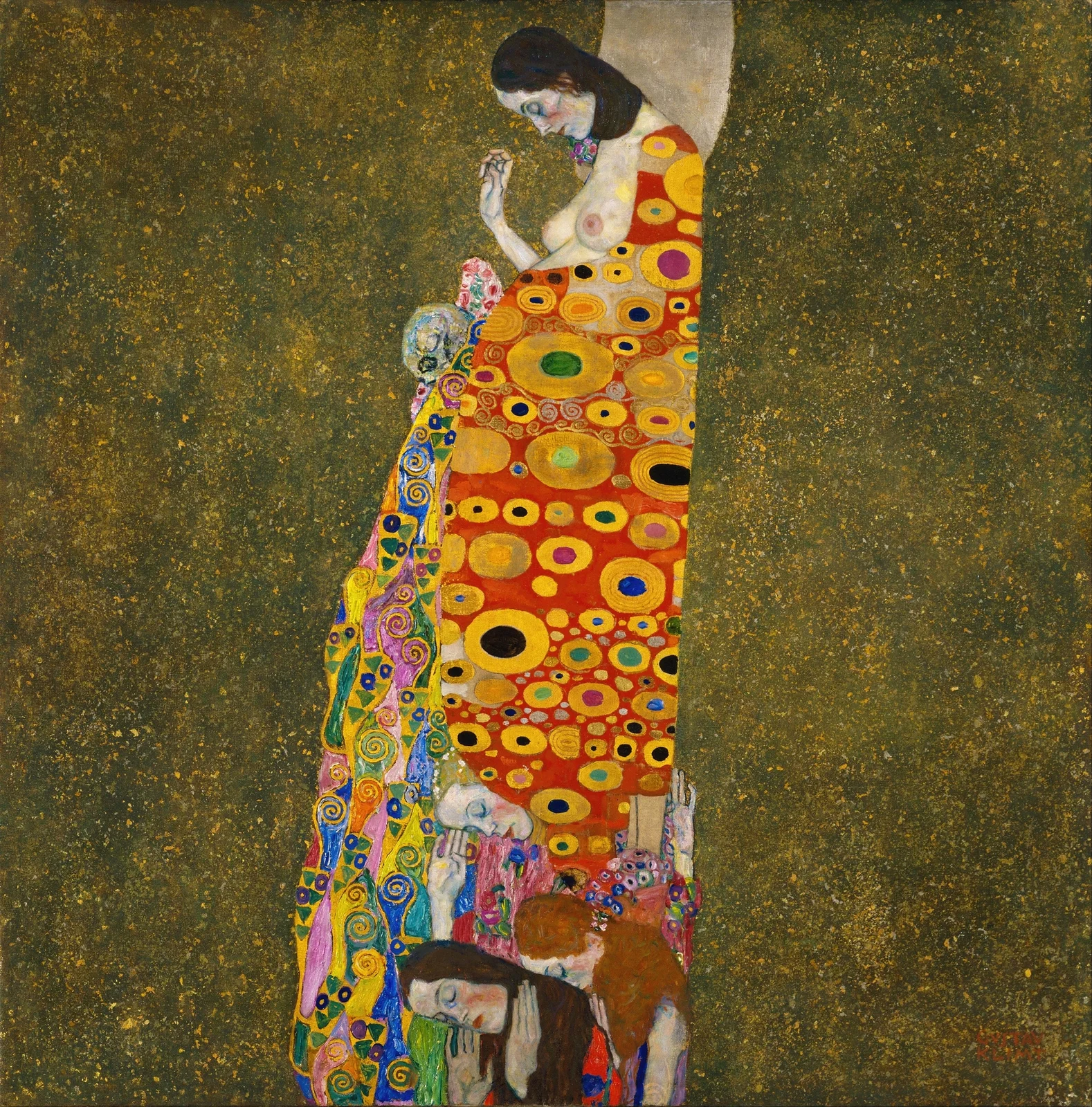 Hope, II av Gustav Klimt