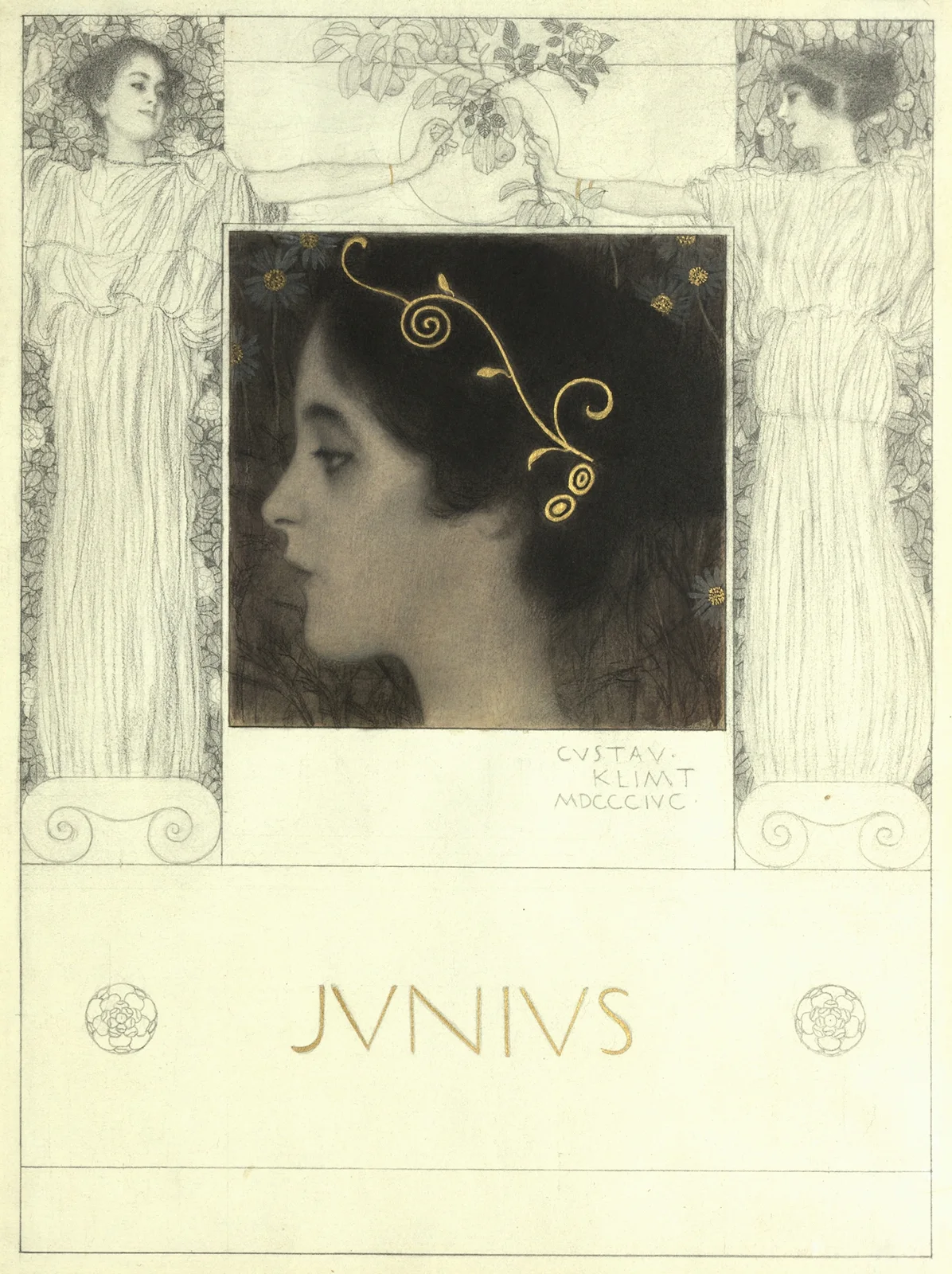 Junius av Gustav Klimt