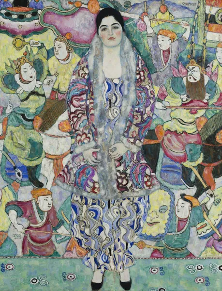 Portrait of Friederike Maria Beer av Gustav Klimt