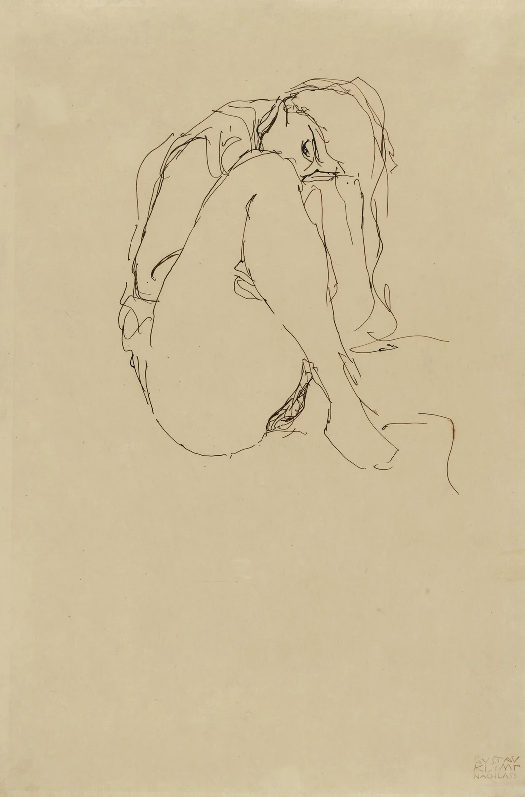 Tod und Leben av Gustav Klimt