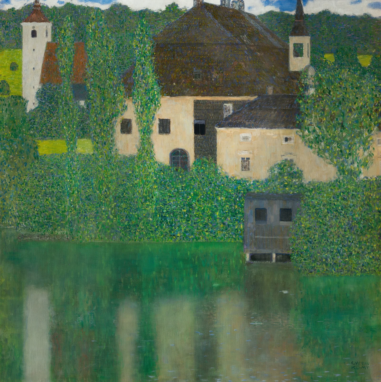 Water Castle av Gustav Klimt