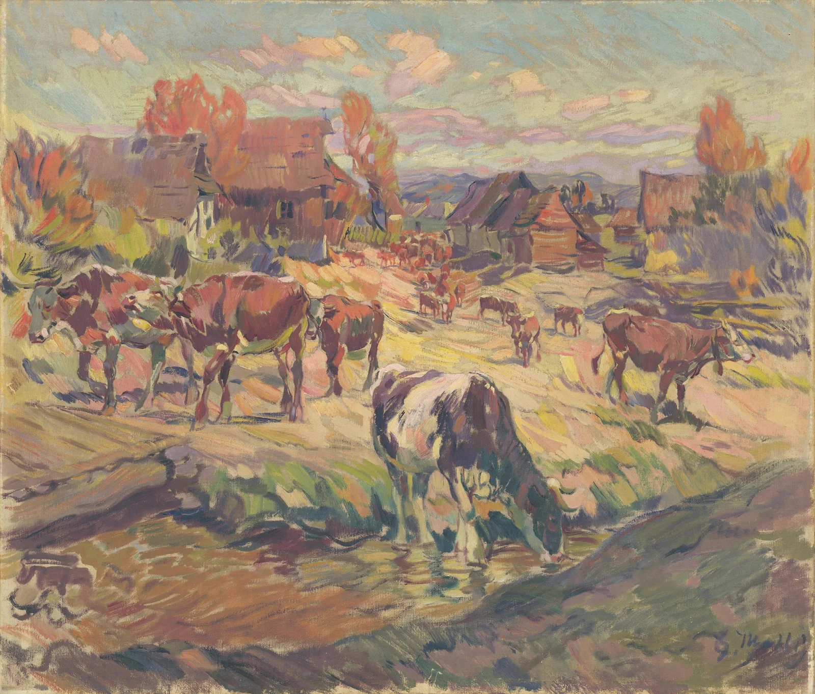 From the Pasture av Gustáv Mallý