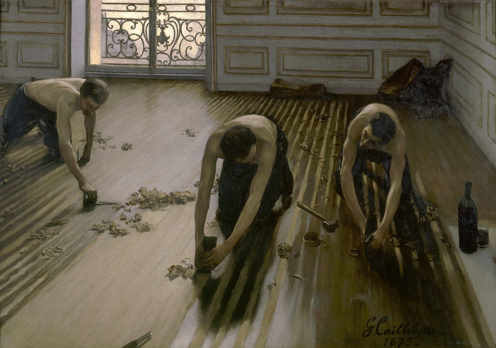 The Floor Planers av Gustave Caillebotte