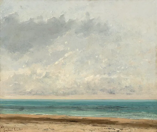 Calm Sea av Gustave Courbet