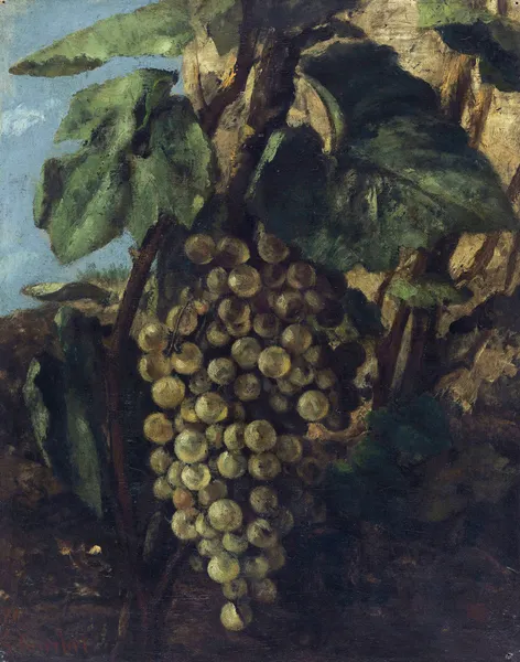 Grappe De Raisins av Gustave Courbet