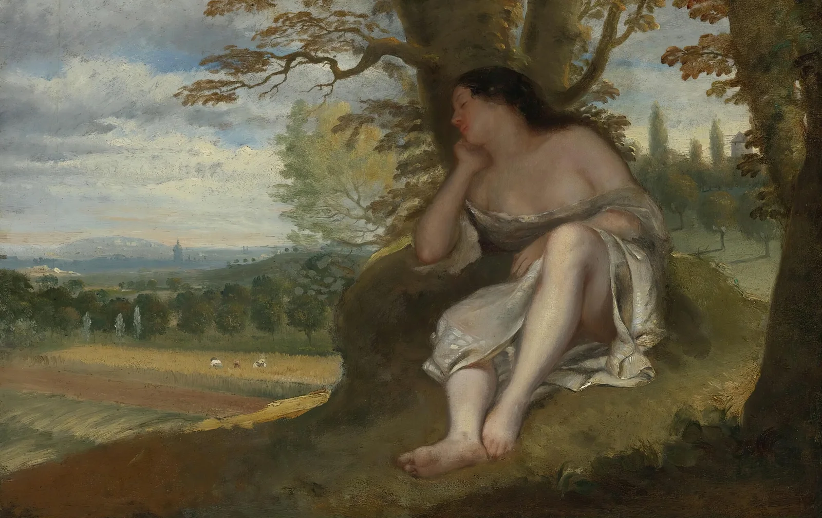 La sieste av Gustave Courbet