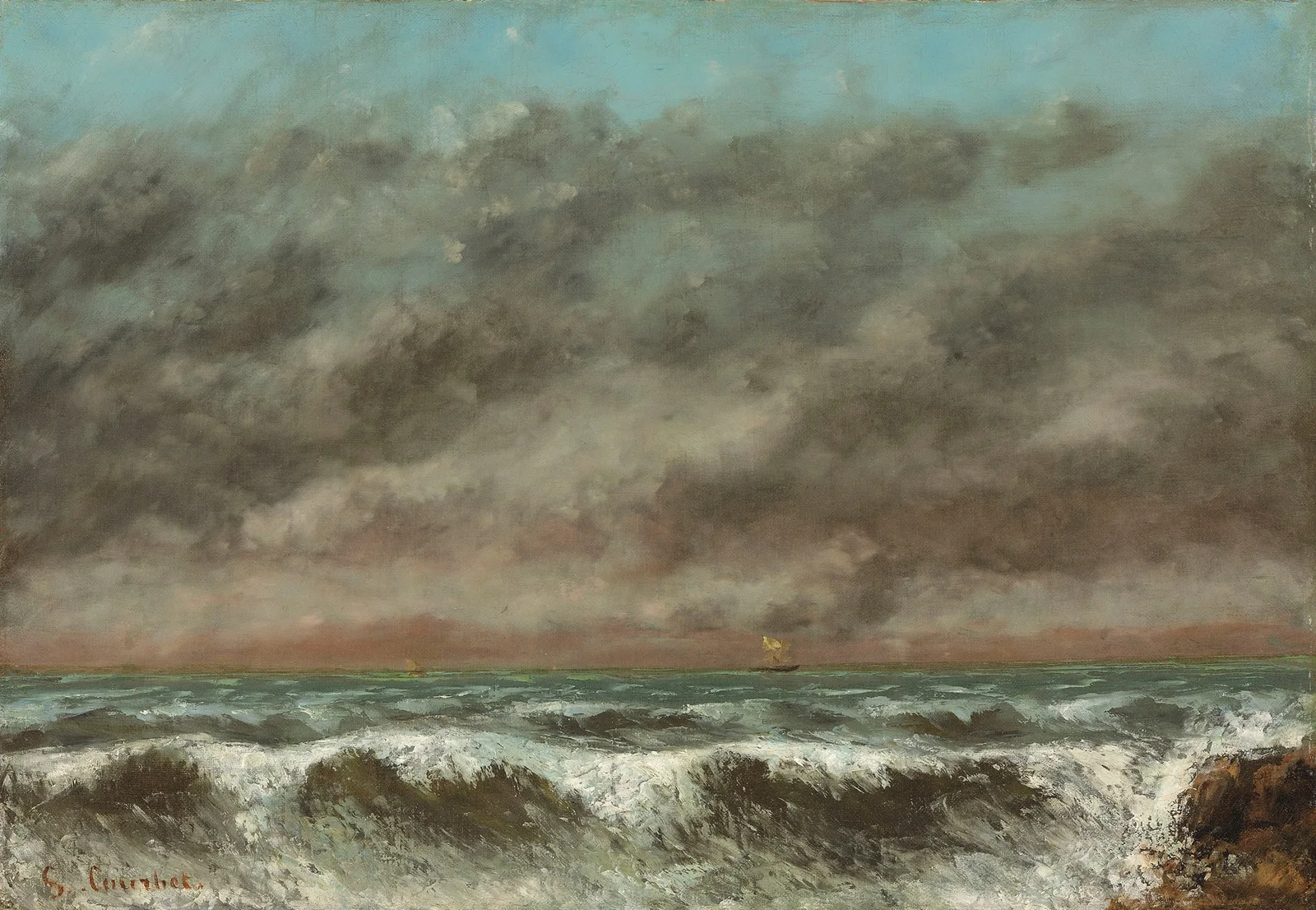 Marine av Gustave Courbet