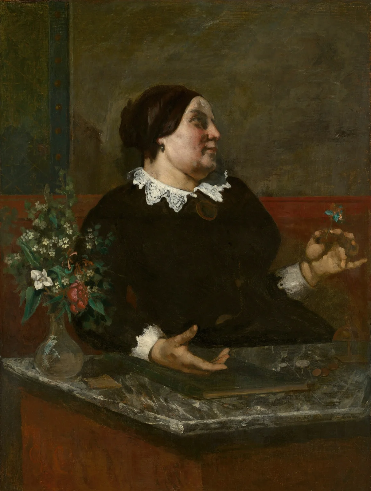Mère Grégoire av Gustave Courbet