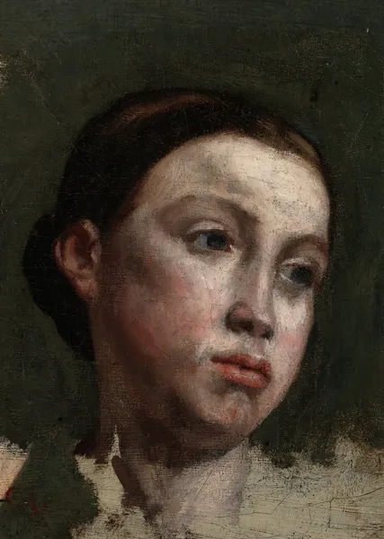 Portrait of a Young Woman av Gustave Courbet