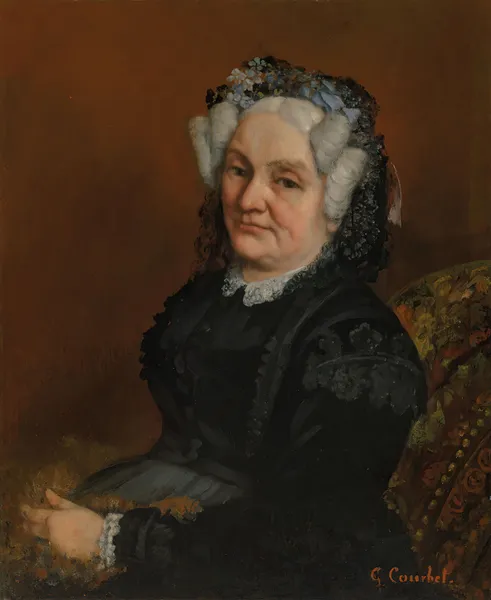 Portrait of Madame Sophie Loiseau av Gustave Courbet