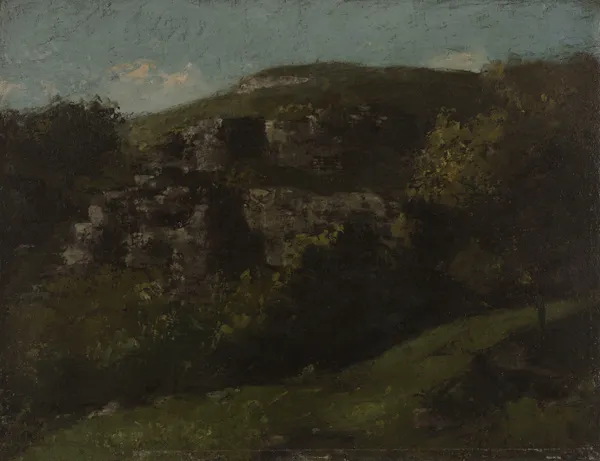 Rochers À Ornans av Gustave Courbet