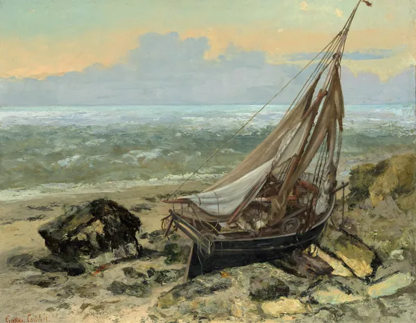 The Fishing Boat av Gustave Courbet
