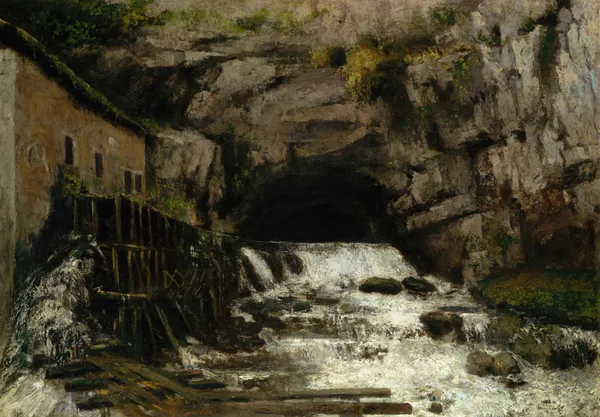 The Source of the Loue av Gustave Courbet