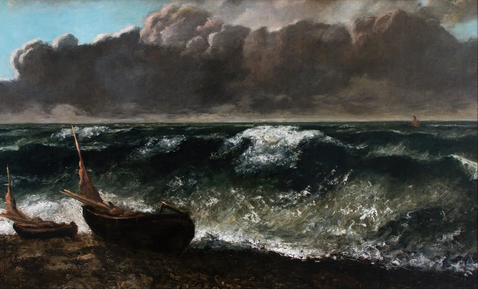 The Wave, 1869 – nr 3 av Gustave Courbet