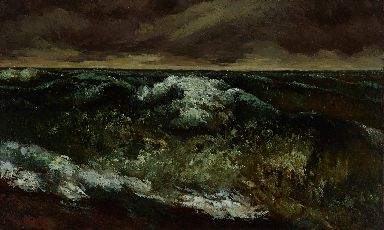 The Wave – nr 1 av Gustave Courbet