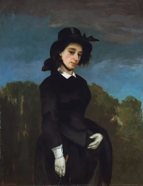 Woman in a Riding Habit (L’Amazone) av Gustave Courbet